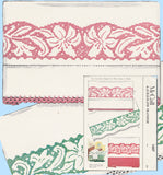 1950s VTG McCall Embroidery Transfer 1607 Uncut X-Stitch Floral Pillowcases - Vintage4me2