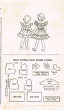 1950s Vintage McCalls Sewing Pattern 1622 Uncut Toddler Girls Clover Dress Sz 4