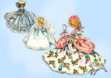 1950s Vintage McCall Sewing Pattern 1653 Cute 7 Inch Marcie Doll Clothes Set