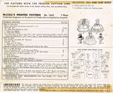 1950s Vintage McCall Sewing Pattern 1653 Cute 7 Inch Marcie Doll Clothes Set