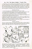 1950s Vintage McCall Full Color Hot Iron Transfer 1734 Uncut Liliac Pillowcases