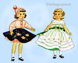 1950s Vintage McCalls Sewing Pattern 1809 18 Inch Alice & Maggie Doll Clothes