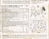 1950s Vintage McCalls Sewing Pattern 1809 18 Inch Alice & Maggie Doll Clothes