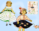 1950s Vintage McCalls Sewing Pattern 1809 18 Inch Alice & Maggie Doll Clothes