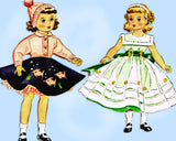 1950s Vintage McCalls Sewing Pattern 1809 18 Inch Alice & Maggie Doll Clothes