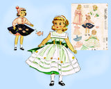 1950s Vintage McCalls Sewing Pattern 1809 18 Inch Alice & Maggie Doll Clothes