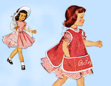 1950s Vintage McCall Sewing Pattern 1812 Cute 14 inch Betsy McCall Doll Clothes Set