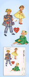 1950s Vintage McCalls Sewing Pattern 1814 Uncut Toddler Girls Smock Size 2 to 6