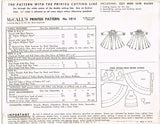 1950s Vintage McCalls Sewing Pattern 1814 Uncut Toddler Girls Smock Size 2 to 6