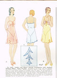 McCall 1847: 1930s Rare Misses Combination Lingerie Sz SM Vintage Sewing Pattern - Vintage4me2
