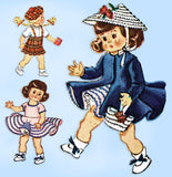 1950s Vintage McCalls Sewing Pattern 1898 7 to 8 Inch Ginny Doll Clothes ORIG