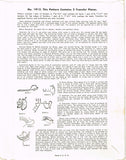 1950s Vintage McCall Embroidery Transfer 1912 Uncut Floral Pillowcases - Vintage4me2