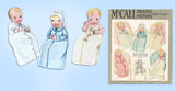 McCall 1928: 1920s Sweet Rare Uncut Infants Layette Set Vintage Sewing Pattern