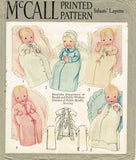 McCall 1928: 1920s Sweet Rare Uncut Infants Layette Set Vintage Sewing Pattern