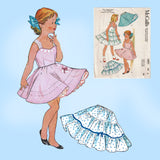 McCall's 1931: 1950s Uncut Toddler Girls Petticoat Size 6 Vintage Sewing Pattern