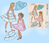 McCall's 1931: 1950s Uncut Toddler Girls Petticoat Size 6 Vintage Sewing Pattern