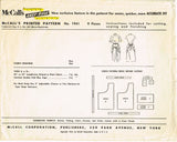 1950s Vintage McCall's Sewing Pattern 1941 Uncut His & Hers Work Aprons Fits All