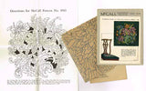 1930s McCall Kaumagraph Embroidery Transfer 1943 Crewel Needlepoint Chair Seat