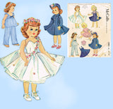 1950s Original Vintage McCalls Pattern 1983 Large 30 Inch Sweet Sue Doll Clothes