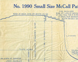 McCall 1990: 1920s Rare Misses Knitted Sweater & Hat Vintage Sewing Pattern