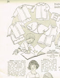 1920s Original Antique McCall Sewing Pattern 2006 Dr Josephine Baker Layette Set - Vintage4me2