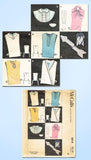 1950s Vintage McCalls Sewing Pattern 2014 Misses Vestees & Dickeys Set Fits ALL