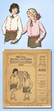 1920s Vintage McCall Sewing Pattern 2103 Uncut Girls Shirtwaist Blouse Size 14 - Vintage4me2