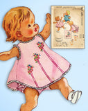 1950s Vintage McCalls Sewing Pattern 2149 Baby Rumba Bottom Diaper Cover & Top 1