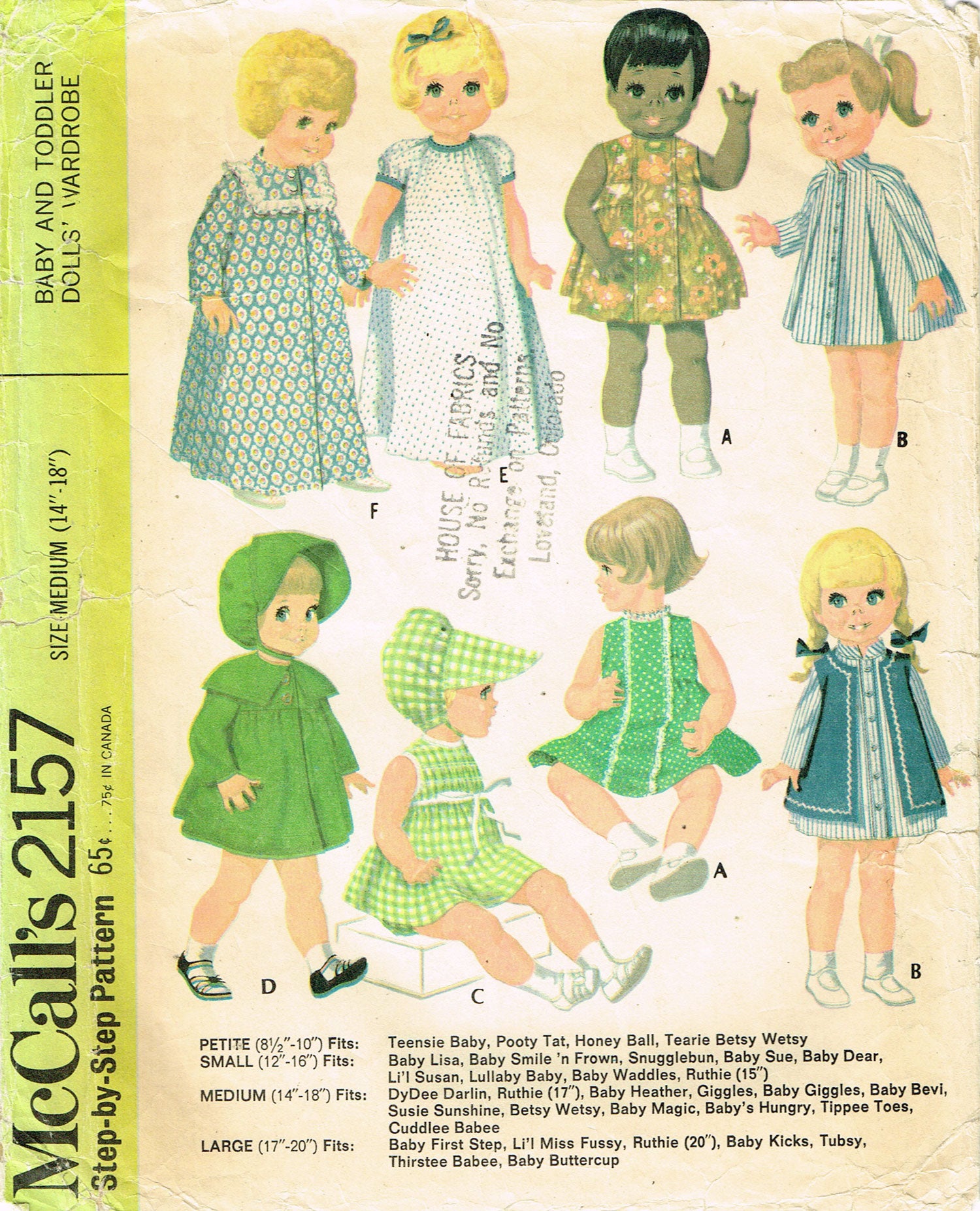 14 inch baby doll clothes patterns shop