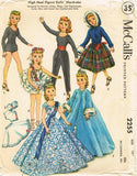 1950s Vintage McCalls Sewing Pattern 2255 18 Inch Revlon Doll Clothes ORIG