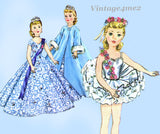 1950s Vintage McCalls Sewing Pattern 2255 10 1/2 Inch Revlon Doll Clothes ORIG
