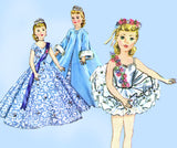 1950s Vintage McCalls Sewing Pattern 2255 10 1/2 Inch Revlon Doll Clothes ORIG