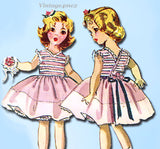 McCall 2270: 1950s Rare 17in Shirley Temple Doll Clothes Set Vintage Sewing Pattern