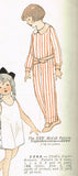 1920s Vintage McCall Sewing Pattern 2289 Cute Toddler's Nightdrawers Size 4