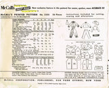 1950s Original Vintage McCall's Pattern 2305 Boy or Girls Caballero Costume Sz 6