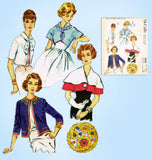 1950s Vintage McCall Sewing Pattern 2364 Misses Cape and Jacket Set 34 36 Bust - Vintage4me2