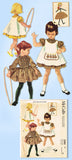 1950s Vintage McCall Sewing Pattern 2384 Toddler Girls Dress and Apron Size 2