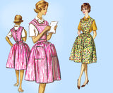 1960s Vintage McCall's Sewing Pattern 2429 Uncut Misses Apron Dress Size 38 Bust