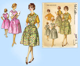 1960s Vintage McCall's Sewing Pattern 2429 Uncut Misses Apron Dress Size 38 Bust