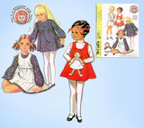1970s McCalls Sewing Pattern 2530 Uncut Toddler Girls Raggedy Ann Dress Size 4 -Vintage4me2