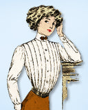 1910s Vintage McCall Sewing Pattern 2763 Ladies Gibson Girls Shirt Waist Sz 34 B