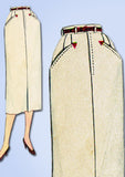 1950s Vintage McCalls Sewing Pattern 3079 Misses Slender Skirt Size 26 Waist