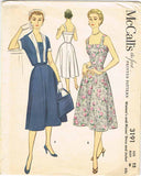1950s Vintage Misses Sun Dress & Jacket McCalls 3191 Sewing Pattern Size 12 - Vintage4me2