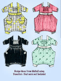 1920s Vintage McCall Sewing Pattern 3231 Edwardian Baby Boys Romper Size 1