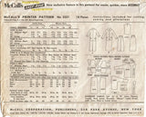 1950s Vintage McCalls Sewing Pattern 3331 Misses Three Piece Suit Size 29 B