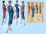 1950s Vintage McCalls Sewing Pattern 3331 Misses Three Piece Suit Size 29 B