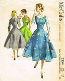 1950s Vintage McCalls Sewing Pattern 3354 Misses Jumper or Dress Size 13 31B
