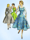 1950s Vintage McCalls Sewing Pattern 3354 Misses Jumper or Dress Size 13 31B