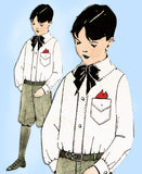1920s Original Antique McCall Sewing Pattern 3360 Toddler Boy's Blouse Size 4 - Vintage4me2
