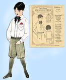 1920s Original Antique McCall Sewing Pattern 3360 Toddler Boy's Blouse Size 4 - Vintage4me2